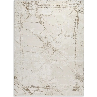 Takoy Koberec 140x190 cm svetlosivý, béžový zdobený abstraktným vzorom ASIA 2-HF-490835 | 140 x 190 cm