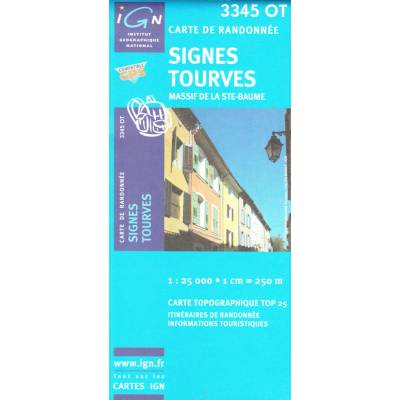 Signes-Tourves 1:25 000