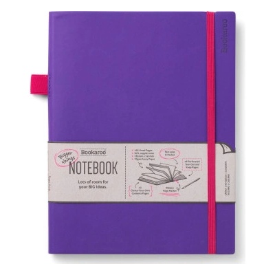 That company called if Bookaroo Bigger Things Notebook Journal - Purple