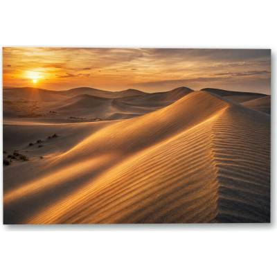 Plakát – Písečné duny v nízkém slunci 135 × 90 cm Bez rámu Ne Bez rámu