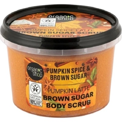 Organic Shop Скраб за тяло Pumpkin Latte, 250 ml
