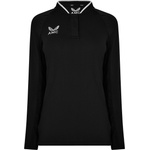Castore Дамска блуза с яка Castore Long Sleeve Polo Top Womens - Black
