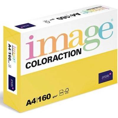 Image Coloraction Papír barevný A4/250/160g Sevilla-sytá žlutá 25 bal