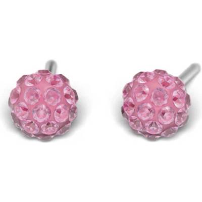 STUDEX Сребърни обеци Studex Fireball Роза, 4.5 мм, 7522-0310