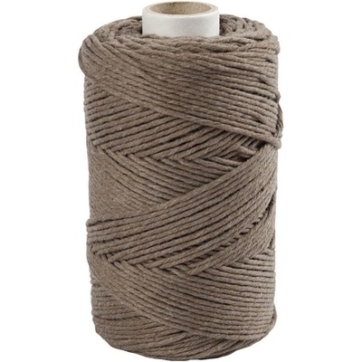 creativ company Macramé příze 2mmx198m světle hnědá