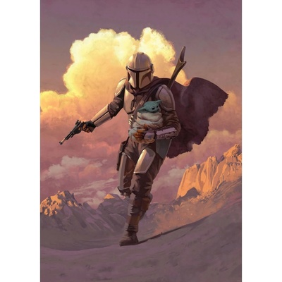 Komar Vliesová fototapeta Mandalorian Escape rozměry 200 x 280 cm