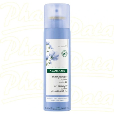 Klorane Suchý šampon s BIO lnem 150 ml