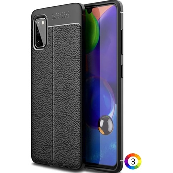 Image 1 of Samsung Galaxy A41 Удароустойчив Litchi Skin Калъф и Протектор