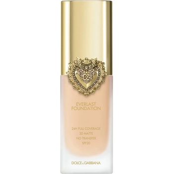 Dolce & Gabbana Flawless Everlast Foundation intenzivně krycí make-up s dlouhotrvajícím efektem SPF20 06W light 27 ml