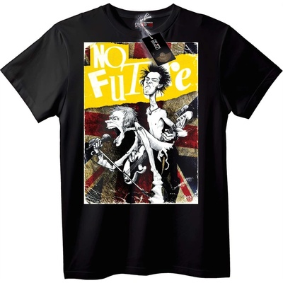 NOONEBRAND Тениска Няма бъдеще Пънк рок - XL, White