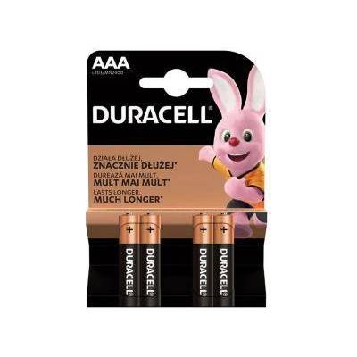 Duracell Алкални батерии DURACELL Basic - AAA, 4 броя в опаковка, 1011003015