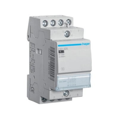 HAGER Stykač ESD425 4S 25A 24VAC ESD425