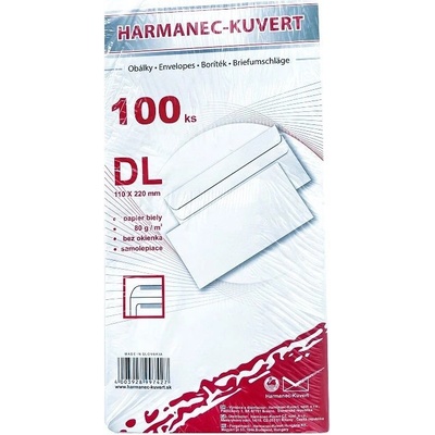 obálka DL samolepící, 100 ks (K-DL/80SX/P/100)
