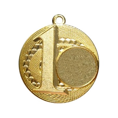 MMC5057/G Medaila s umiestnením "1" pr.50 mm hr.3 mm zlato 5x0 3 cm
