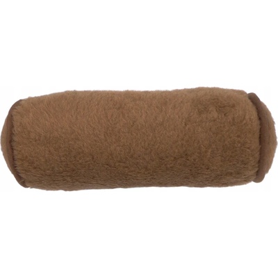 Babička Ovečková Polštář válec z velbloudí a ovčí vlny merino hnědá 50 cm