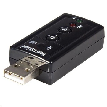 Image 1 of StarTech StarTech. com ICUSBAUDIO7 звукова карта 7.1 канали USB (ICUSBAUDIO7)