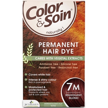 3 Chenes Color & Soin Боя за коса, 7M Махагоново рус цвят