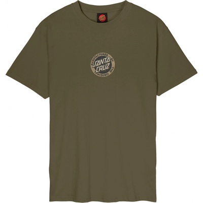 Santa Cruz Carved MFG Front T-Shirt Uniform Green