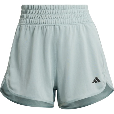 adidas Дамски къси панталони Adidas Women's Pacer Knit High Shorts - Wonder Sage / White - размер XXL (112-4475-0315)