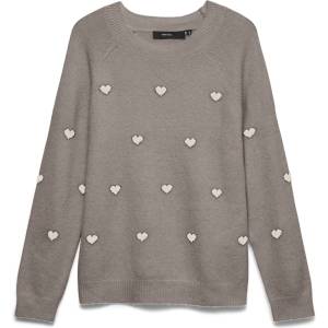 VERO MODA Дамски шарен пуловер VMDOFFY сив Vero Moda | Siv | ЖЕНИ | M