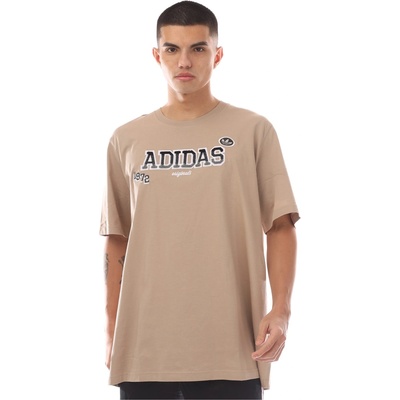adidas Originals Мъжка тениска Adidas Originals adidas Collegiate T-Shirt Mens - Brown