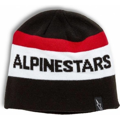 STAKE Alpinestar čepice černá/červená/bílá