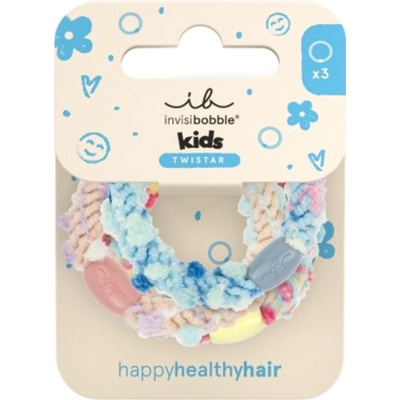 Invisibobble Twistar Kids Pom Pom Tie 3 ks