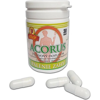 Agrokarpaty Acorus pálenie záhy 30 kapsúl