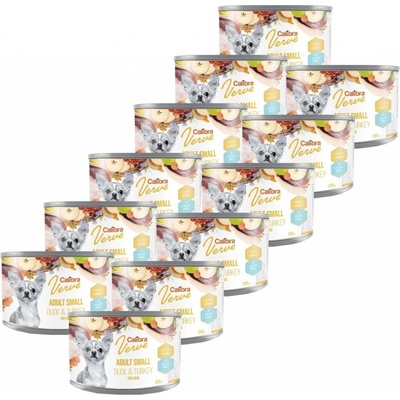 Calibra Dog Verve GF Adult Small Duck & Turkey 12 x 200 g