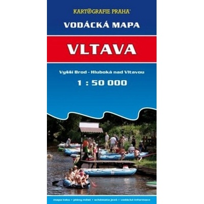 Vodácká mapa - Vltava/Vyšší Brod - Hluboká nad Vltavou/1:50 tis.: 50 tis. kol. - Kol.