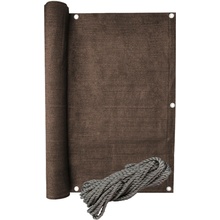 Bestent Balkónová zástena 0,8x5m 95% Balcone Brown