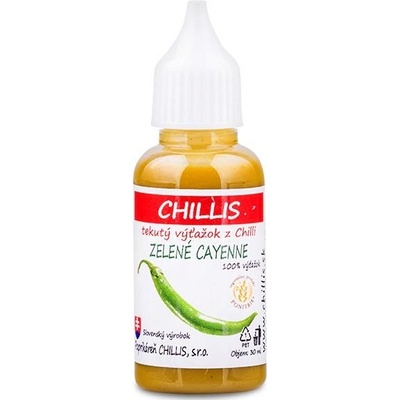 CHILLIS Cayenne zelené tekuté chilli 30 ml