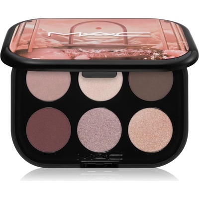 MAC Cosmetics Connect In Colour Eye Shadow Palette paletka očních stínů Embedded In Burgundy 6,25 g – Zboží Dáma