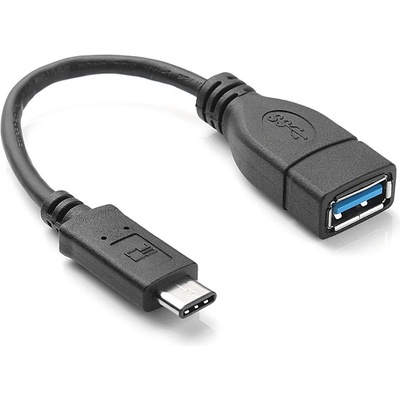 DeTech Преходник usb 3.1 type-c към usb/f, Черен - 18224 (18224)