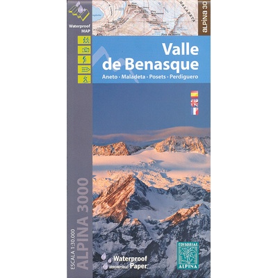 mapa Valle de Benasque 1:30 t. voděodolná