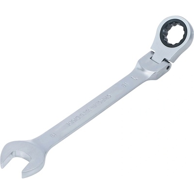 BGS Technic Očkoplochý klíč 19 mm s ráčnou BGS106719, kloubový BGS 6719