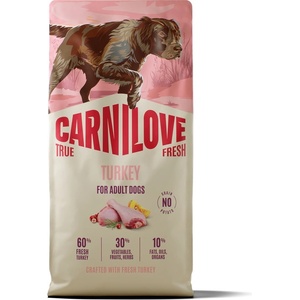 CARNILOVE True Fresh за възрастни кучета с пуешко месо, 12 кг