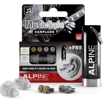 ALPINE Прозрачни тапи за уши Alpine MusicSafe
