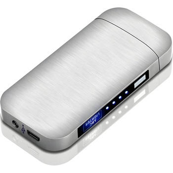 HARAHU Електрическа запалка с usb зареждане to-25708 - Сребриста kp25708 (to-25708)
