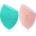 Real Techniques Miracle Mattifying Sponge Duo апликатор с пяна за фон дьо тен 2 бр