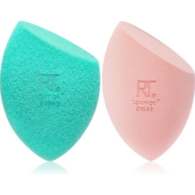 Real Techniques Miracle Mattifying Sponge Duo апликатор с пяна за фон дьо тен 2 бр
