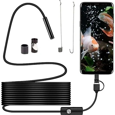 MDS Inspekční kamera endoskopická Full HD s USB a microUSB konektorem - 5 m/8 mm – Zboží Dáma