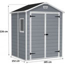 Keter Manor 6 x 5 DD sivý