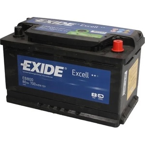Exide Excell 80Ah EN 640A (EB800)
