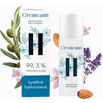 Annabis Cremcann Hyaluron konopný hydratačný pleťový krém s kyselinou hyaluronovou 50 ml