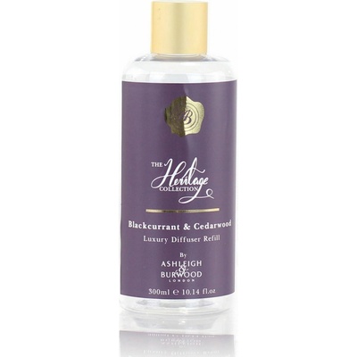 Aschleigh & Burwood Náplň do difuzéru The Heritage Collection BlackCurrant & Cedarwood Černý rybíz a cedrové dřevo 300 ml