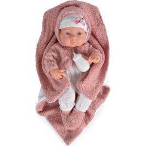 Moni Детска кукла Moni Toys - С одеяло, 41 cm (109292)
