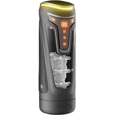 INTOYOU Вибриращ мастурбатор за мъже с тласъци и затопляне "connor 2" 26 см