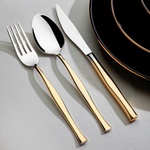 Nehir ПРИБОРИ ЗА ХРАНЕНЕ zarif 30БР. К-Т, ЗЛАТО (1hf0006z30/g)