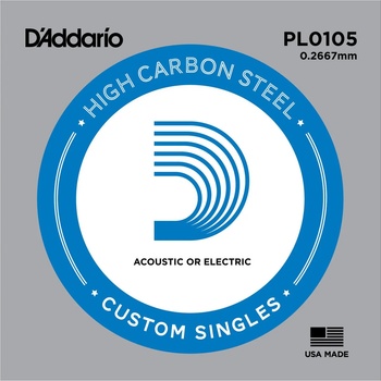 D'Addario PL 0105 Единична струна за китара (PL0105)
